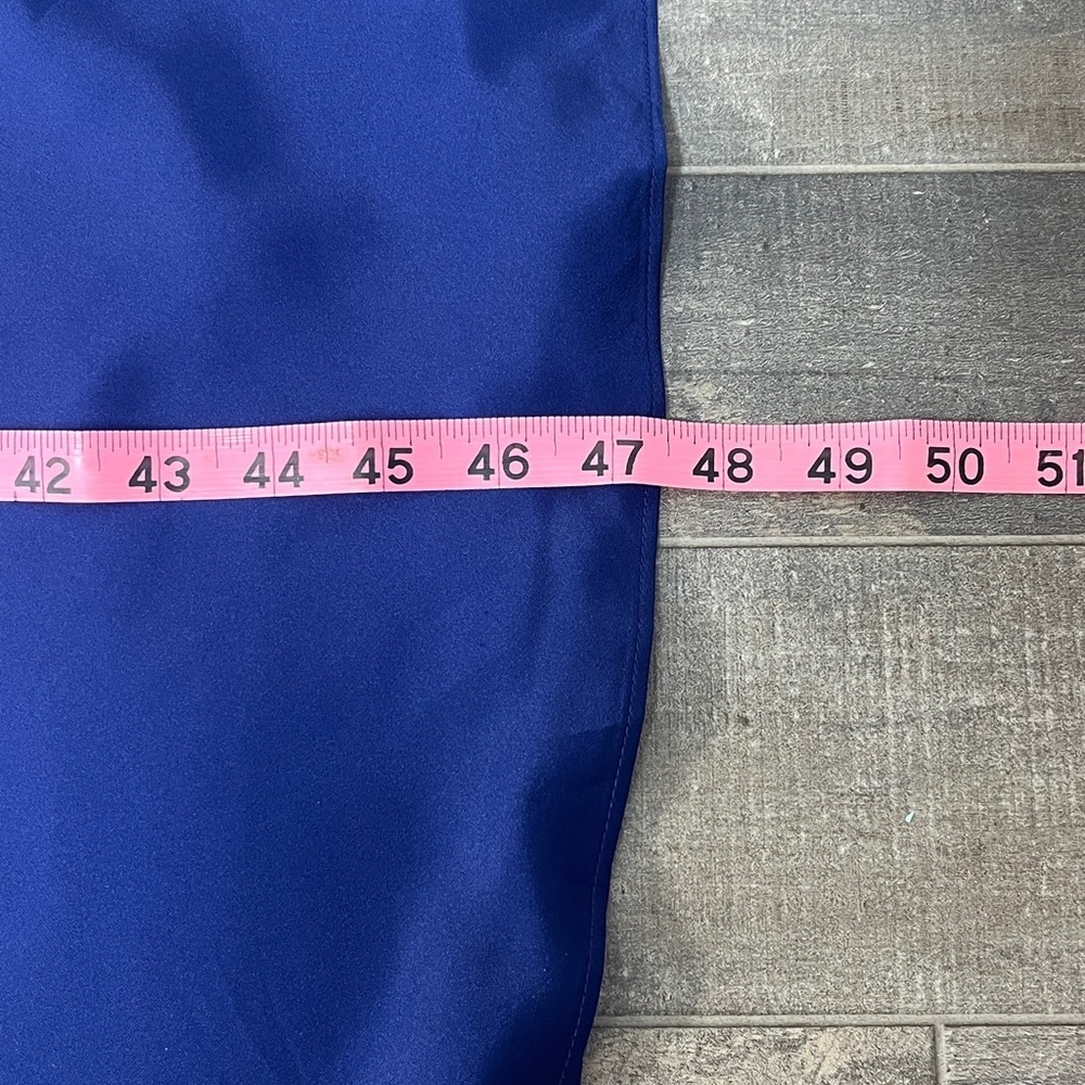 AKRIS Blue Sleeveless Midi Dress - Picture 11 of 12